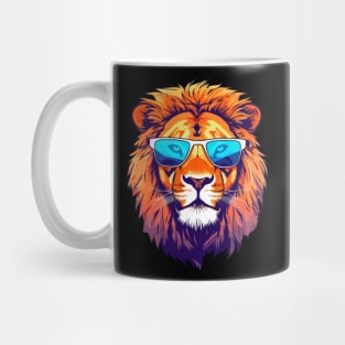 Cool Lion Head Mug